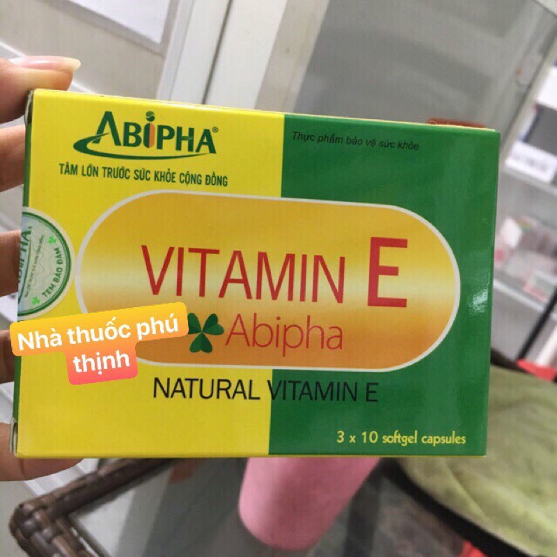 Vitamin E Abipha hộp 30 viên