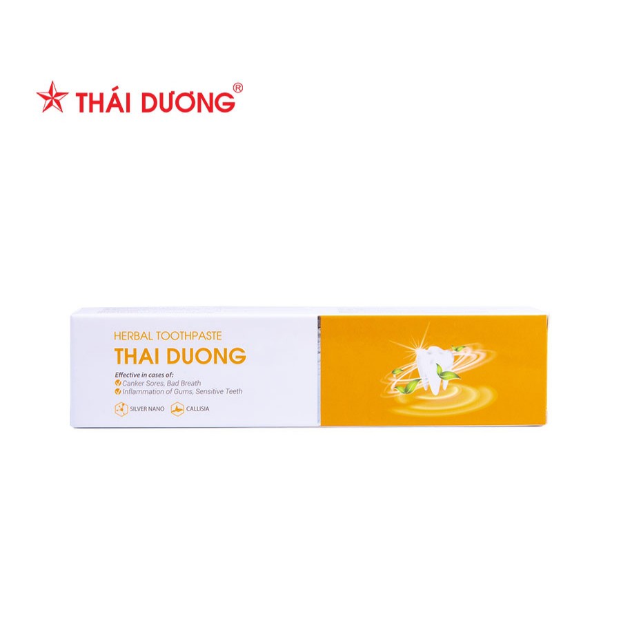 Kem Đánh Răng Dược Diệu Thái Dương - Trắng Răng, Thơm Miệng, Răng Nhạy Cảm (Tuýp 150g) [Chính Hãng]