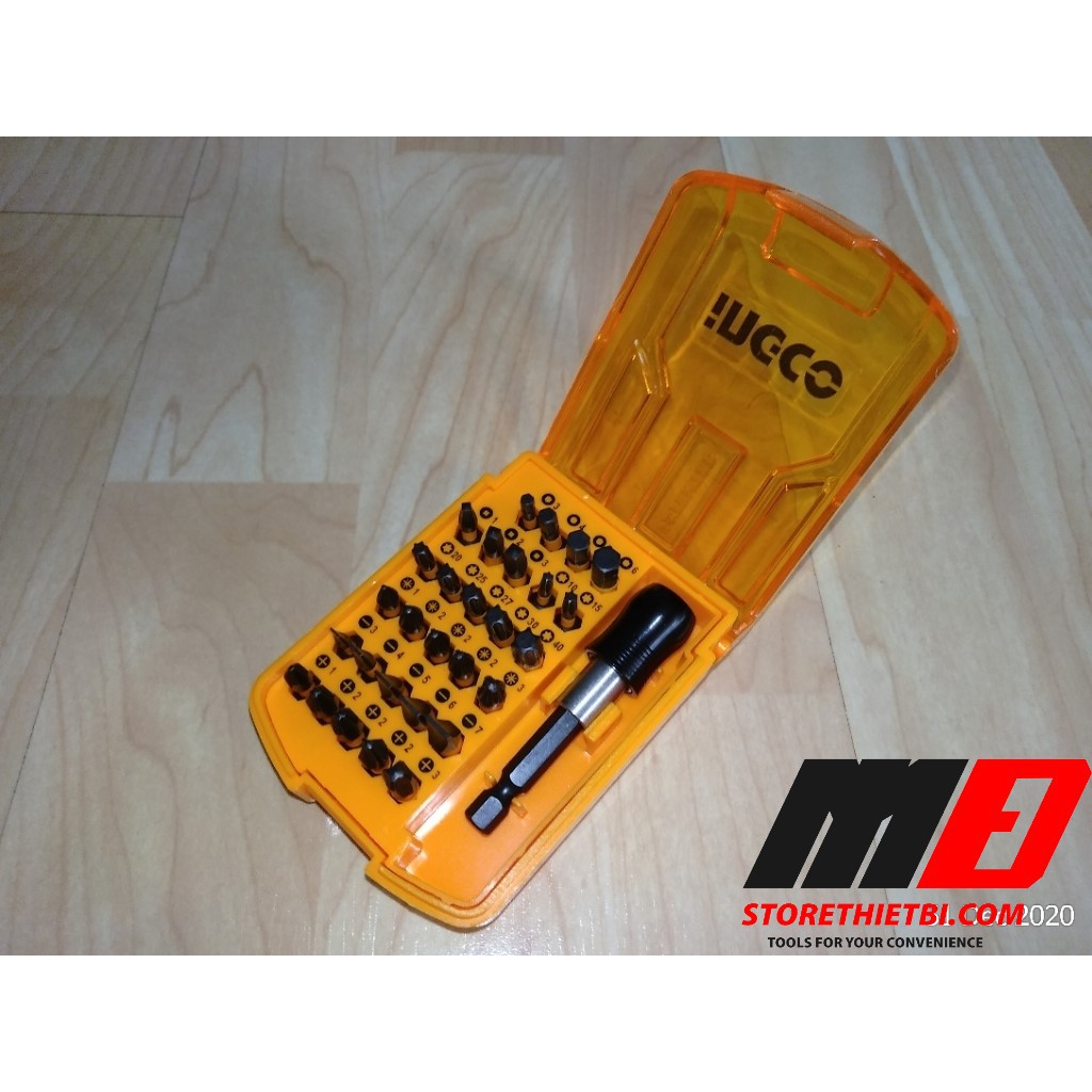 Bộ 30 mũi bắt vít đa năng INGCO AKSD68303