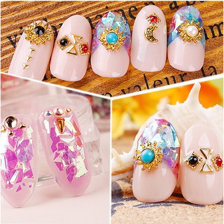 Set trang trí Nails 12 màu A3-Xà cừ