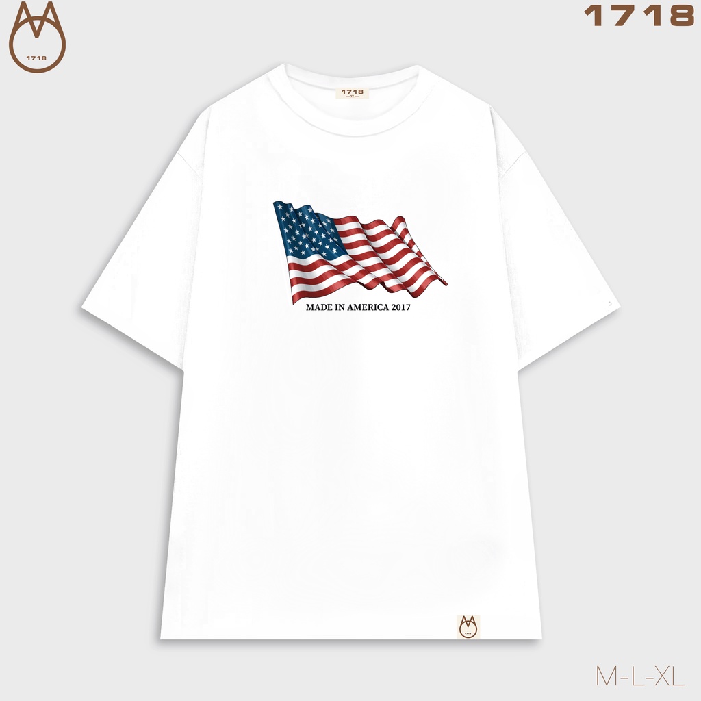 Áo Thun Local Brand 1718.sg Form Nam Nữ M L XL