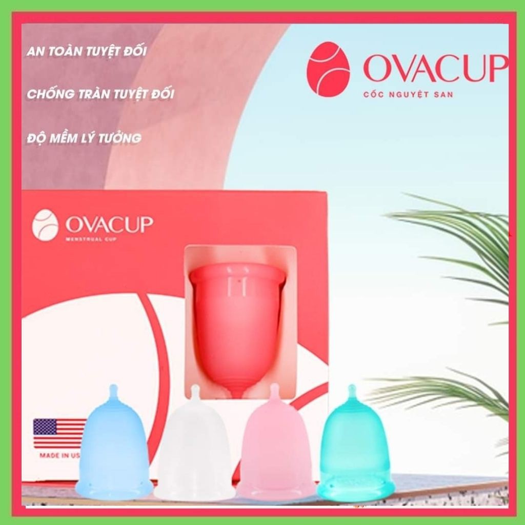 Cốc Nguyệt San OVACUP Nhập Khẩu Mỹ Chính Hãng 💖Tặng Full Quà💖