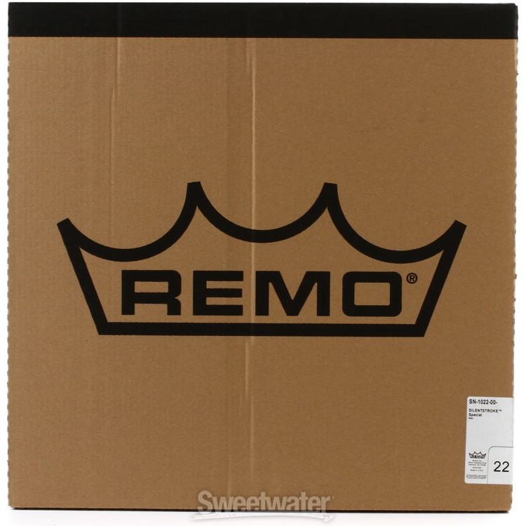 Mặt trống bass giảm âm Silen Stroke Remo SN-1022-00 Size 20 - 22"