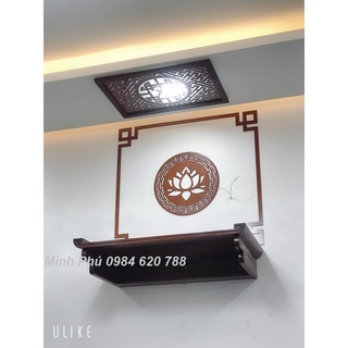 Bông sen trang trí bàn thờ sơn PU