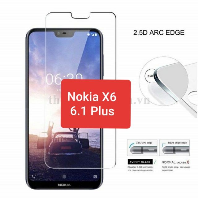 [BẢO HÀNH] Cường lực Nokia X6(6.1 Plus) phụ kiện đầy đủ