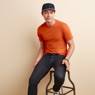 Áo Thun Nam Trơn  GILDAN 100% Cotton Cổ Tròn Cao Cấp  Không Đường May Viền Hông Hàng Chuẩn Xuất Dư