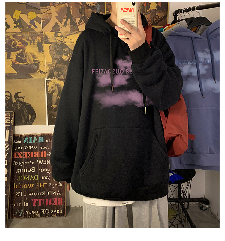 Áo hoodie cổ tròn phong cách Hàn Quốc thông thường thời trang cho nam | BigBuy360 - bigbuy360.vn