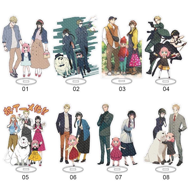 Tmdbyx Gián điệp gia đình wilight Yor Forger Anya Forger #Giá Đỡ Trưng Bày Bánh Kem Bằng acrylic Phong Cách anime