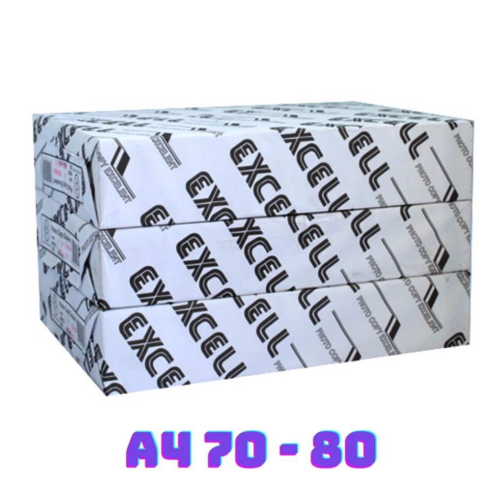 Giấy A4 Excel 70gsm 80gsm giấy in photo giấy giá rẻ