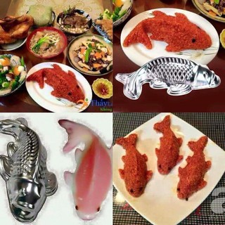 Khuôn xôi hình cá chép loại bé