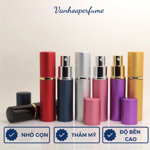 (𝗖𝗼𝗺𝗯𝗼 𝟮) Lọ chiết nước hoa nhôm 2 lớp 5ml-10ml