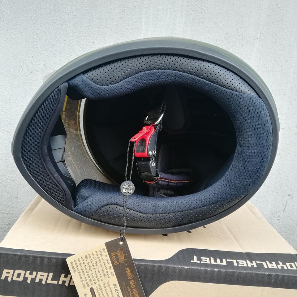 MŨ BẢO HIỂM FULLFACE ROYAL CHÍNH HÃNG - MŨ BẢO HIỂM CÓ CẰM GỌN NHẸ DÀNH CHO NAM VÀ NỮ