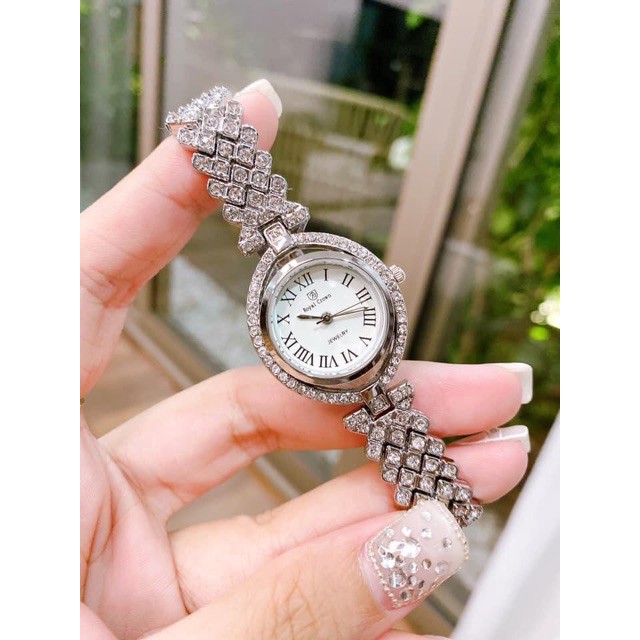 Đồng hồ nữ Roya RYC mặt xoay dây đính đá sáng , sang trọng Royal Crown | BigBuy360 - bigbuy360.vn