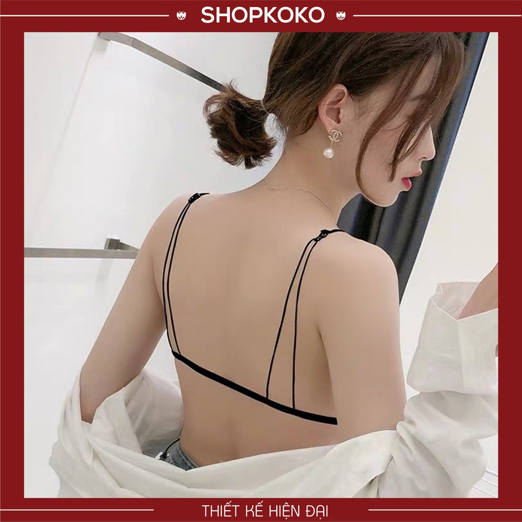 Áo Bra Nữ Đẹp Cài Trước 2 Dây Mảnh Có Mút Điệm Mỏng, Áo Lót Không Gọng Nâng Ngực Thoáng Khí - koko8010 | BigBuy360 - bigbuy360.vn