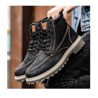 [ VIDEO THẬT] Giày COMBAT BOOTS ,Giày bốt nam bốt cổ cao kiểu dáng trẻ trung năng động đế cao da mềm đi rất êm chân -Q52