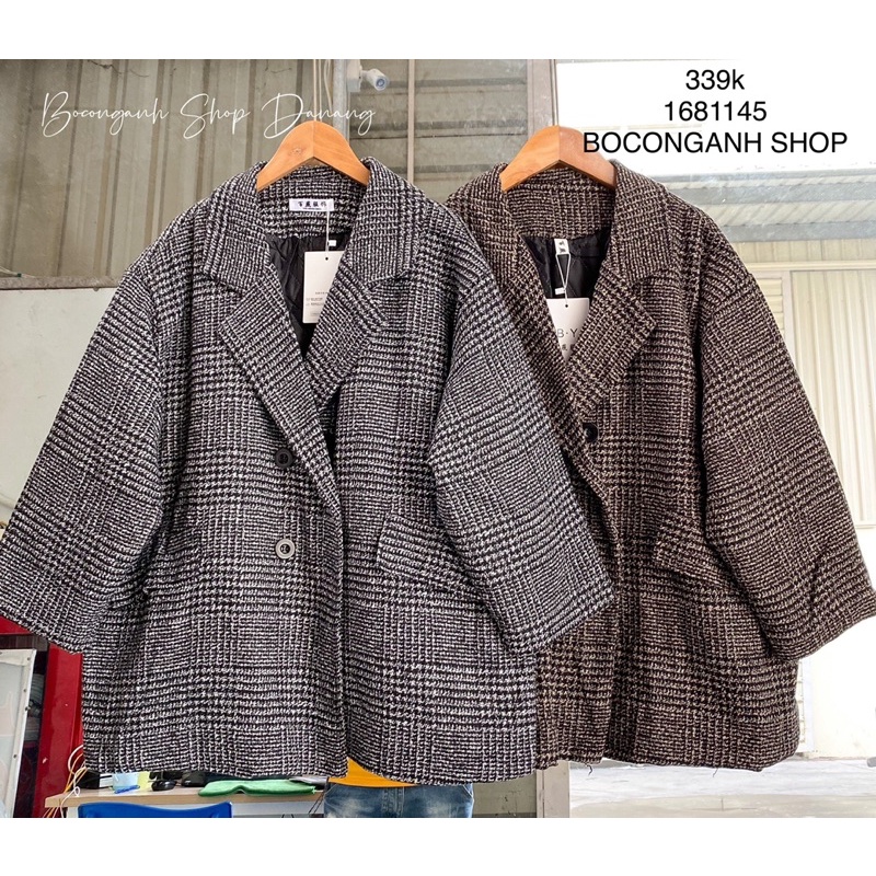 Áo Dạ Dày Caro vintage form to #618 1681145 hàng quảng châu