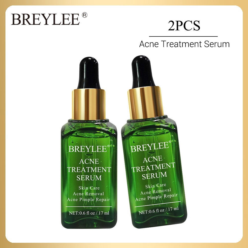 Lọ 2 Serum hỗ trợ giảm Mụn BREYLEE 17ml