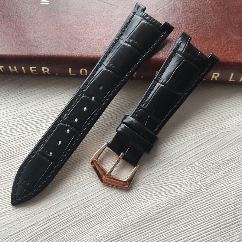 Dây Đeo Đồng Hồ Bằng Da Cao Cấp Cho Patek Philippe Nautilus 5712G 5711 25