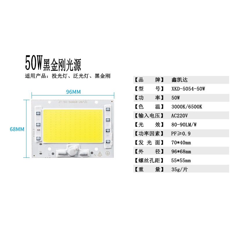 Bảng Led liền nguồn 220v 50w,100w,150w,200w