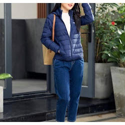 Áo Phao Nữ YODY Có Mũ Siêu Nhẹ Siêu Gọn Giữ Ấm Tốt 3S PLUS PHN5036
