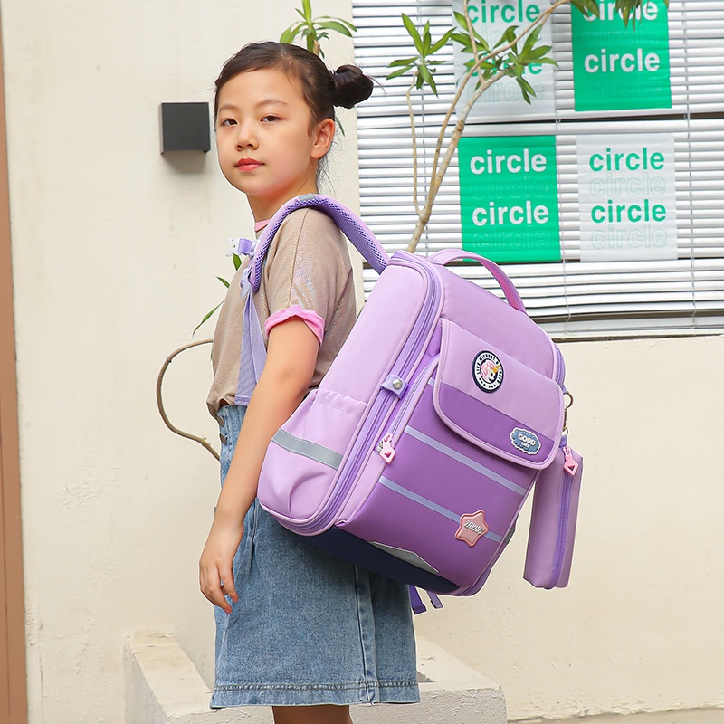Ba lô CHUWANGLIN màu sắc tươi sáng thời trang dành cho học sinh tiểu học