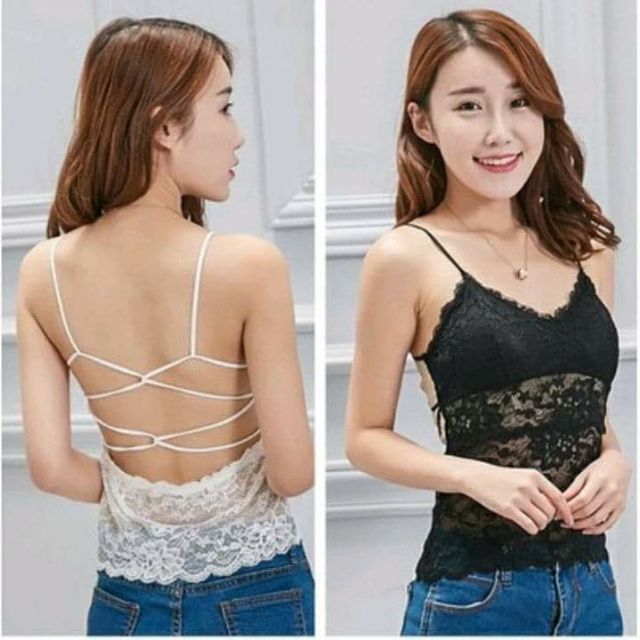 Áo bara đan dây có must ngực