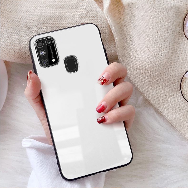 Ốp Lưng SAMSUNG GALAXY A21s,M21, M30S, M31 Mặt kính gương sáng bóng cao cấp
