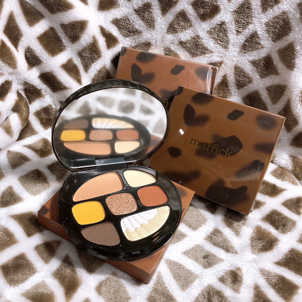 Bảng phấn mắt nội địa trung Maffick Dikalu Lameila 8 ô màu bắt sáng mắt nhũ che khuyết điểm tiện lợi bền màu lâu trôi