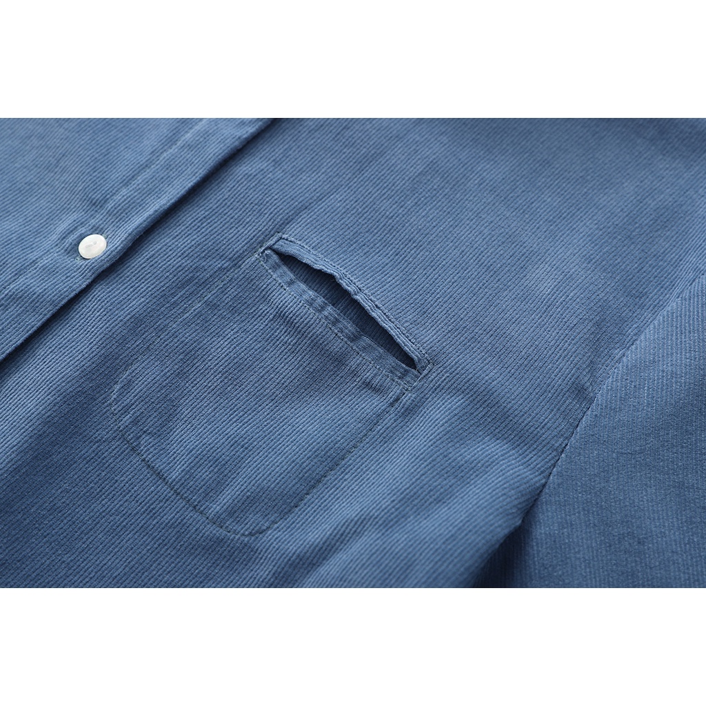 Áo Sơ Mi Nữ Tay Dài Có Túi Thiết Kế Mới Lạ