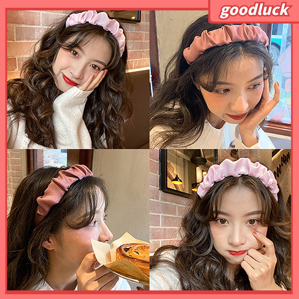 Băng Đô Cài Tóc Màu Trơn Thời Trang Cho Nữ
