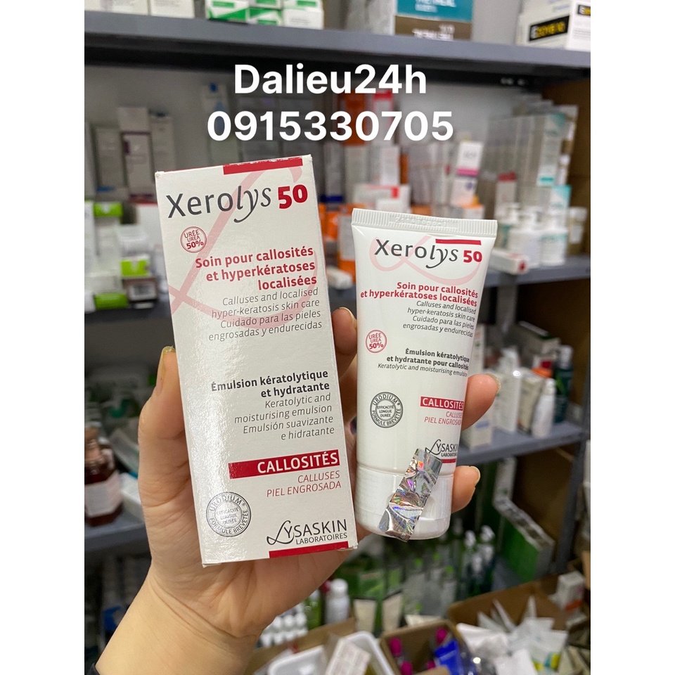 Xerolys 50 kem dưỡng ẩm tiêu sừng mạnh mẽ