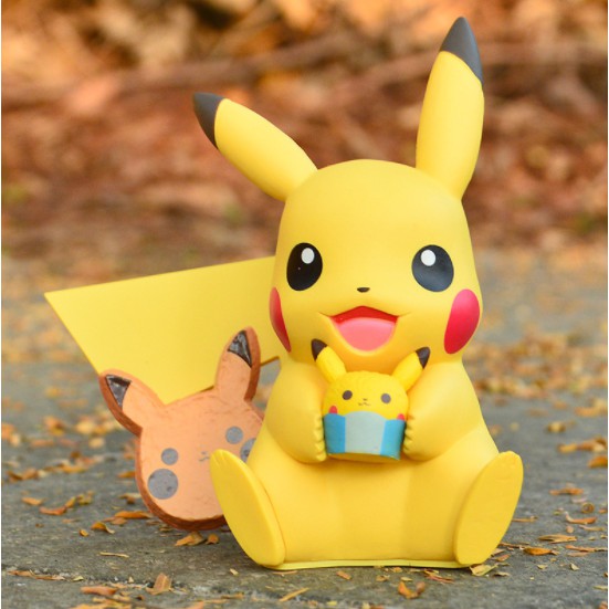 Mô Hình Nhân Vật Pikachu nhựa đặc PVC trang trí bàn làm việc, trưng bày hoặc làm đồ chơi