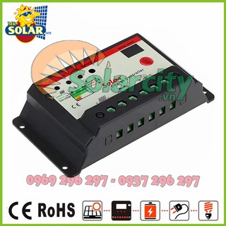 Bộ điều khiển sạc năng lượng mặt trời PWM 10A tự động