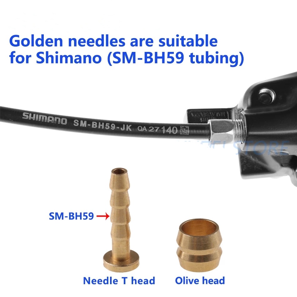 Đầu Nối Ống Phanh Thủy Lực Shimano SM-BH59 BH90&amp;Bộ Ống Phanh Kim