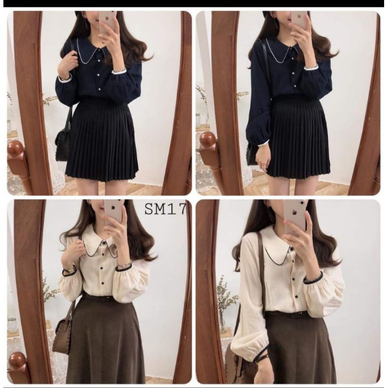 áo sơ-mi nữ dài tay kiểu tiểu thư | BigBuy360 - bigbuy360.vn