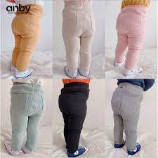 Quần Dài Bo Gấu, Thun Gân Tăm Dày Mịn Cho Bé Size 4-15 kg