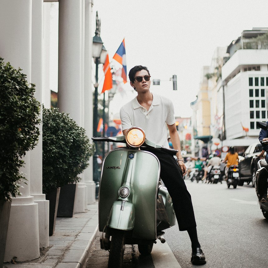 Áo polo nam premium trắng HIGHWAY MENSWEAR Aston