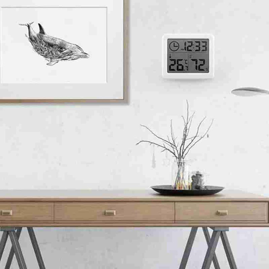 Đồng hồ điện tử treo tường thông minh siêu mỏng kiểu dáng đơn giản 1209