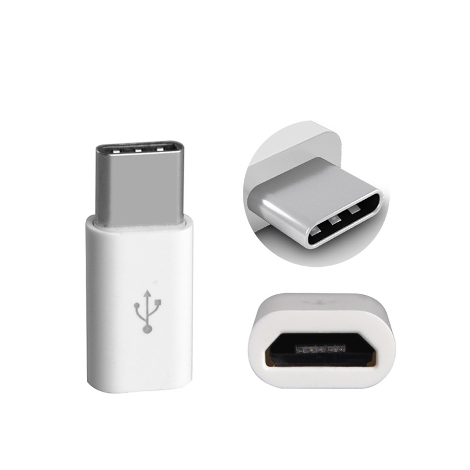 Đầu chuyển đổi micro usb ra USB type C / lightning Adapter micro usb to USB type C Adapter micro usb to lightning