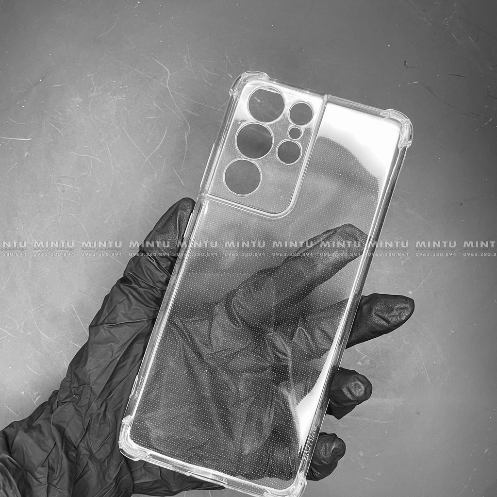 Ốp Lưng Samsung S21 Ultra - Loại trong suốt chống sốc bảo vệ camera