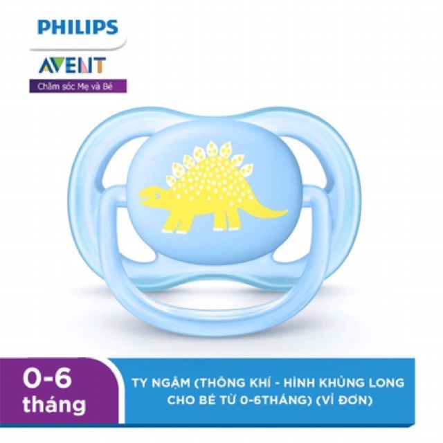 Ti Giả Philips Avent Ultra Air cao cấp chính hãng chỉnh nha thông khí chống đầy hơi cho bé