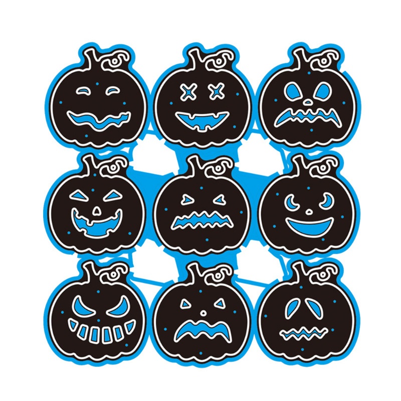 Khuôn Cắt Giấy Kim Loại Hình Bí Ngô Halloween