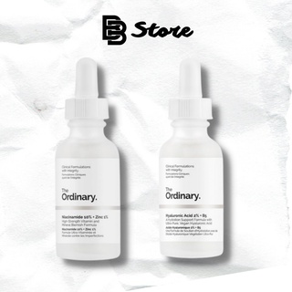 Serum the ordinary niacinamide 10% 30ml + hyaluronic acid 2% + b5 30ml - bbx store
