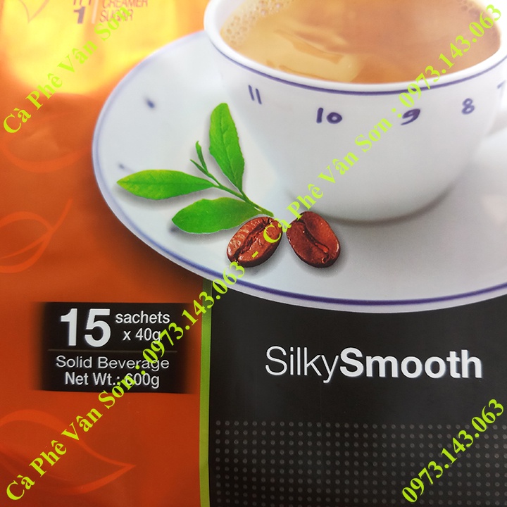 Trà sữa vị Cà phê Teh Tarik Coffee bịch 600g (15 gói nhỏ * 40g) Aik Cheong