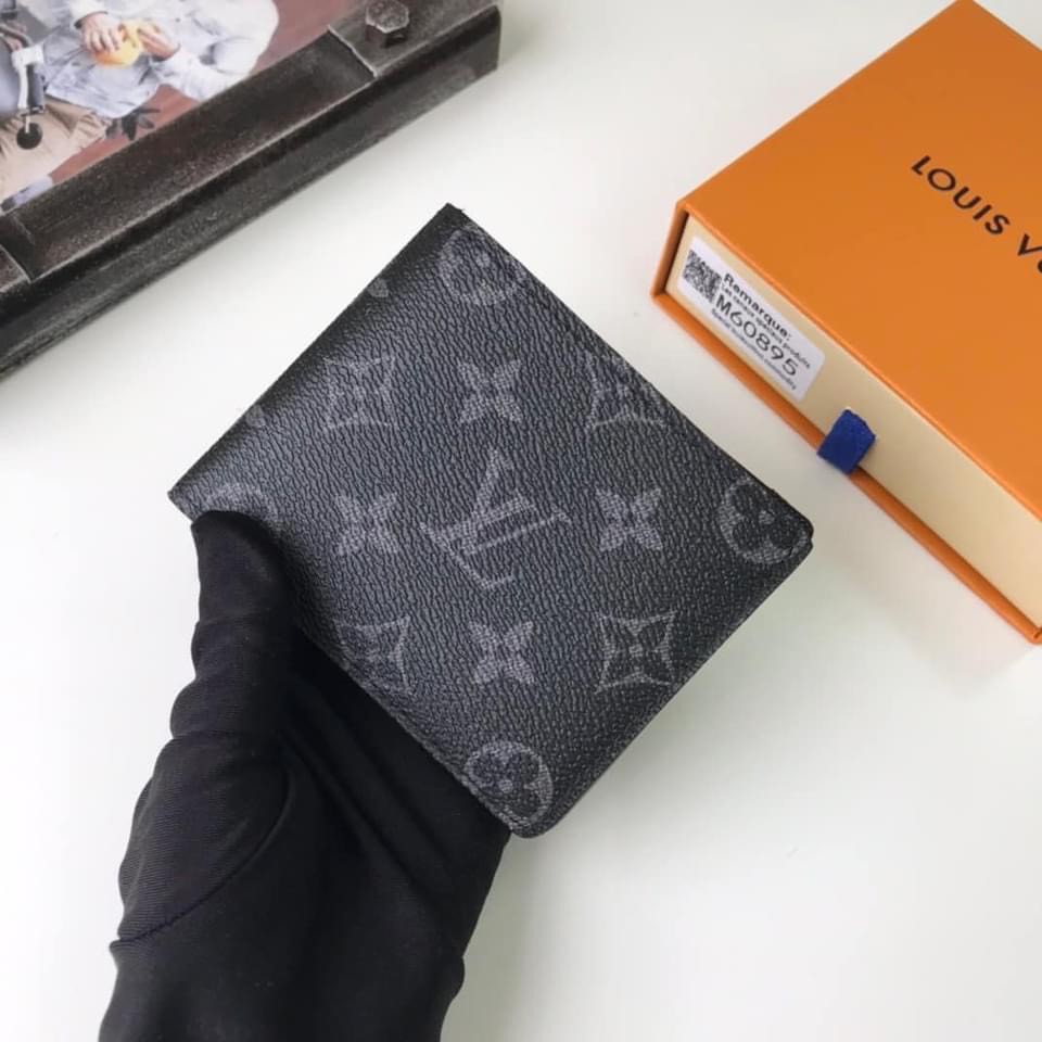 👝HIGH FASHION👝 Ví ngắn siêu cấp da thật fullbox túi thẻ phụ kiện PLD NV MLN
