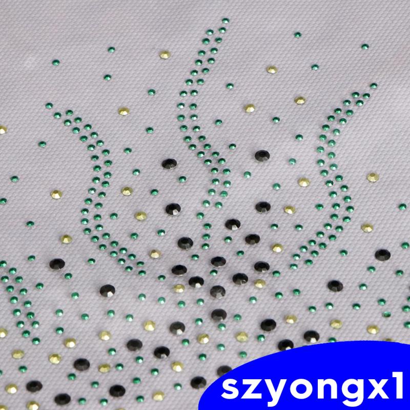 1 Miếng Dán Ủi Trang Trí Quần Áo Đính Đá DIY