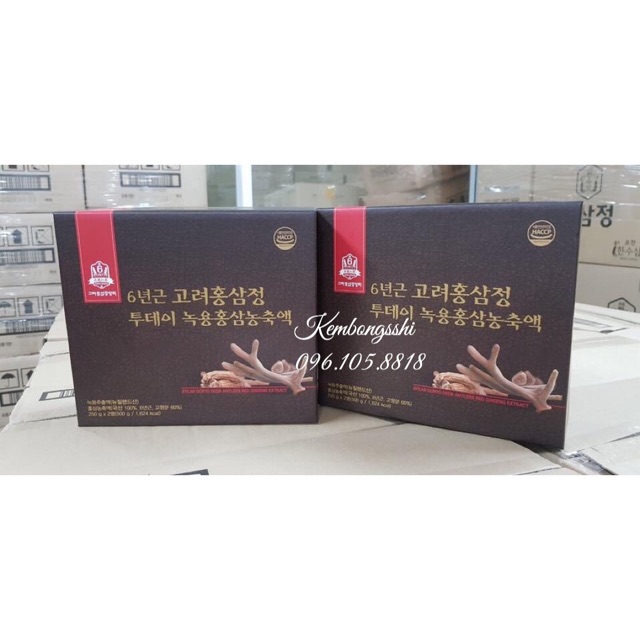 [HÀNG MỚI VỀ] Cao Hồng Sâm Nhung Hươu Hàn Quốc, Hộp 2 Lọ x 250gr | BigBuy360 - bigbuy360.vn