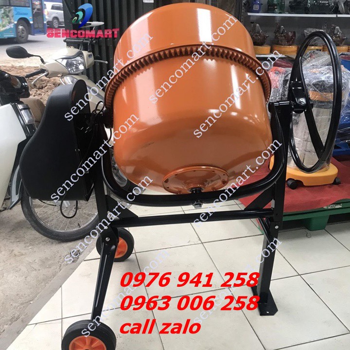 Máy Trộn Bê Tông Mini 130 Lít- Máy Trộn Thức Ăn Gia Súc