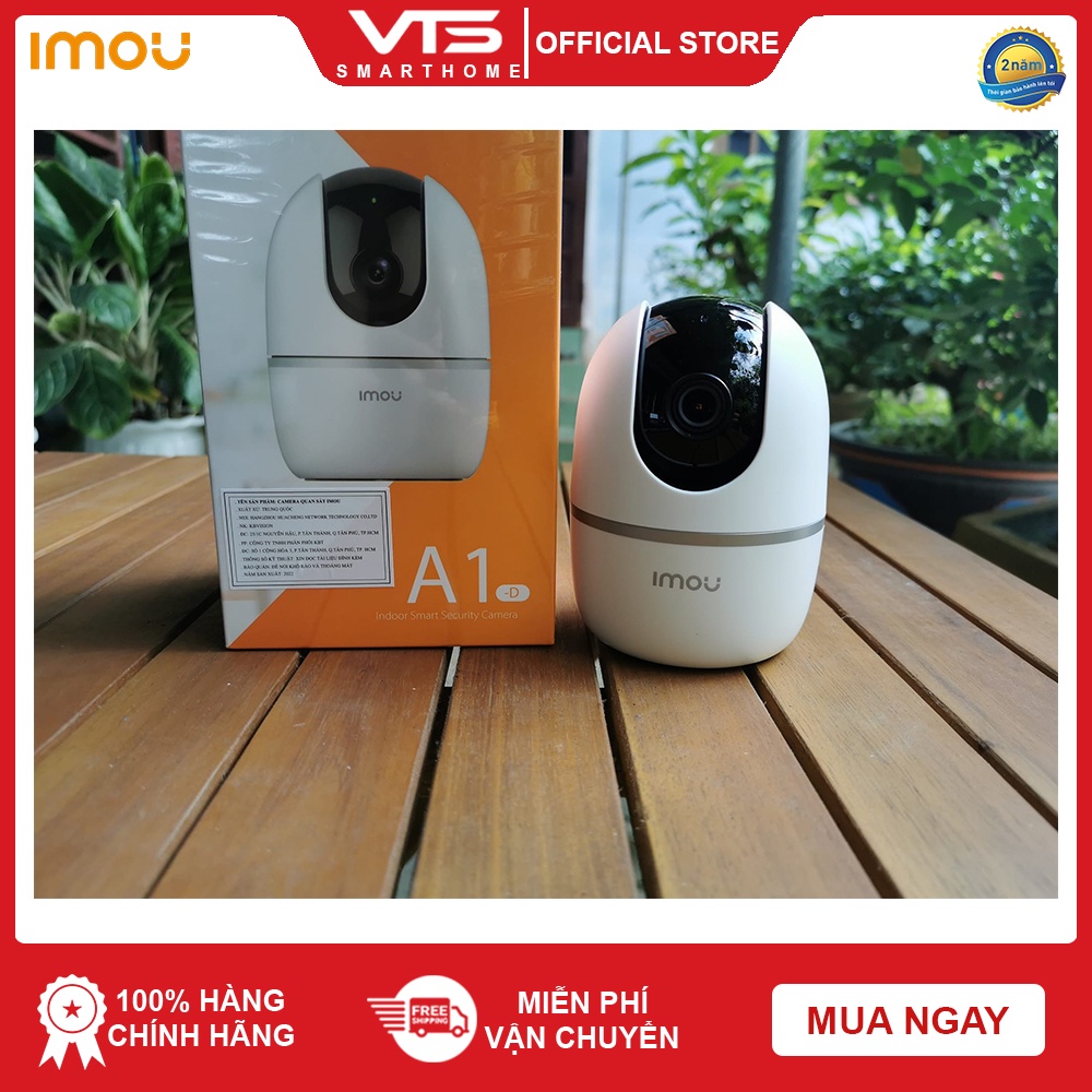 Camera IP Wifi IMOU A22EP 2.0MP, Full HD 1080P, 360 độ, Phát hiện chuyển động, Tích hợp còi báo động