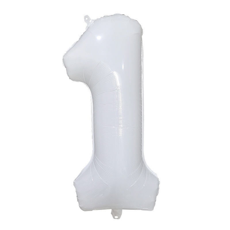 Bong bóng giấy nhôm kiểu dáng chữ số 0-9 tùy chọn 32 inch dành cho trang trí tiệc sinh nhật